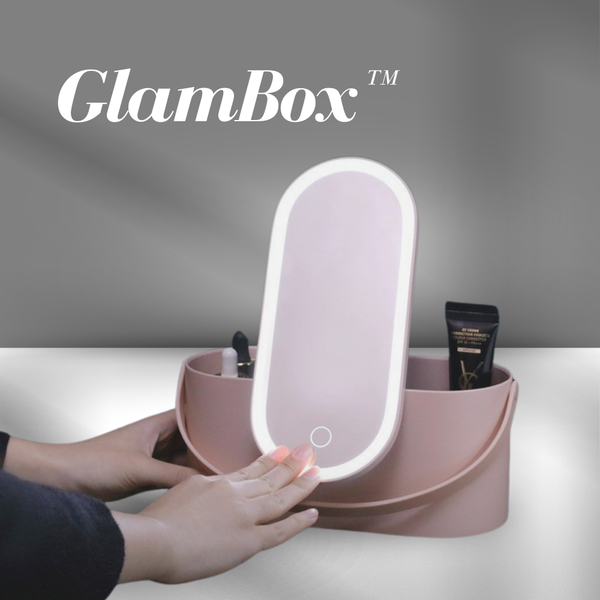 GlamBox™ライト付きメイクボックス